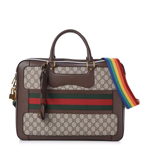 gucci gg supreme briefcase.